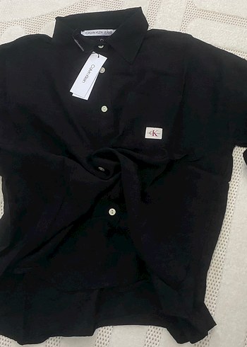 Calvin Klein Keten Gömlek - Görsel 5