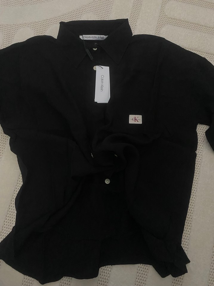 Calvin Klein Keten Gömlek - Görsel 2