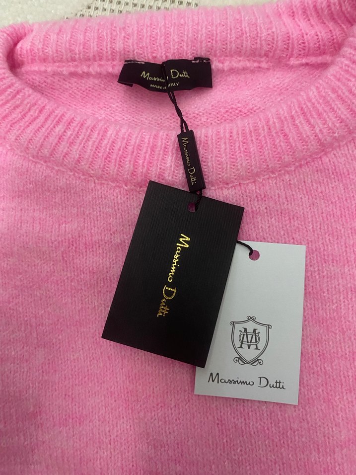 Massimo dutti Kadın Yünlü Örgü kazak - Görsel 3