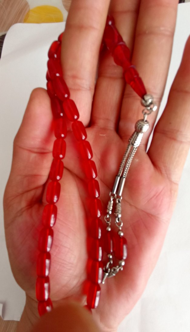 alman blok malzemeden yapılma ateş kehribar - Görsel 2