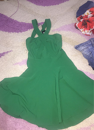 Trendyol & Milla Trendyol gece elbisesi yesil