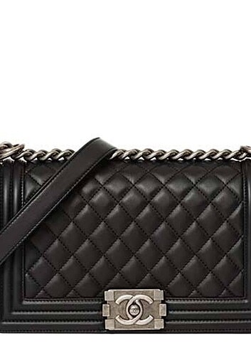 Chanel boy siyah çanta