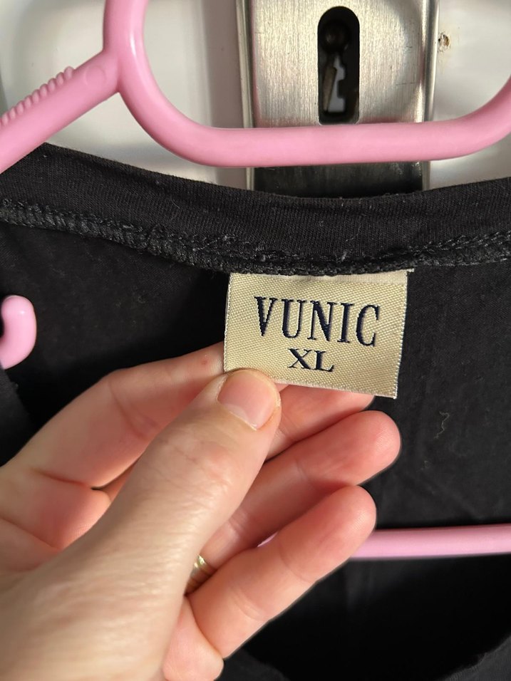 Siyah Piliseli Hamile Tişört - Görsel 2