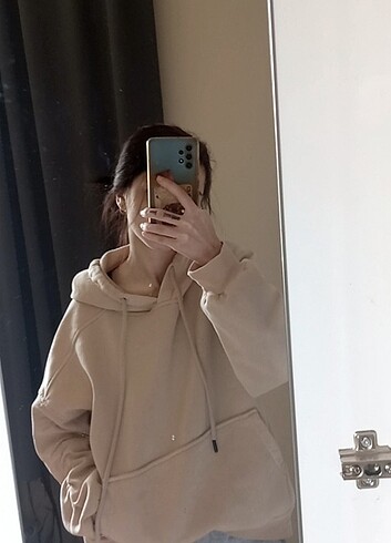 sweatshirt bej camel 