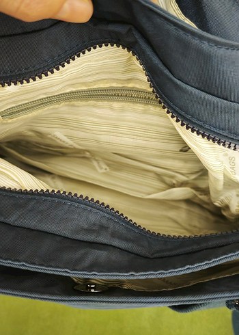Beden mavi Renk Mavi Fermuarlı Çapraz Çanta smart bags