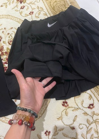 Nike Siyah Pilili Mini taytlı etek 9/10 yaş kız çocuk TAYTLI Etek