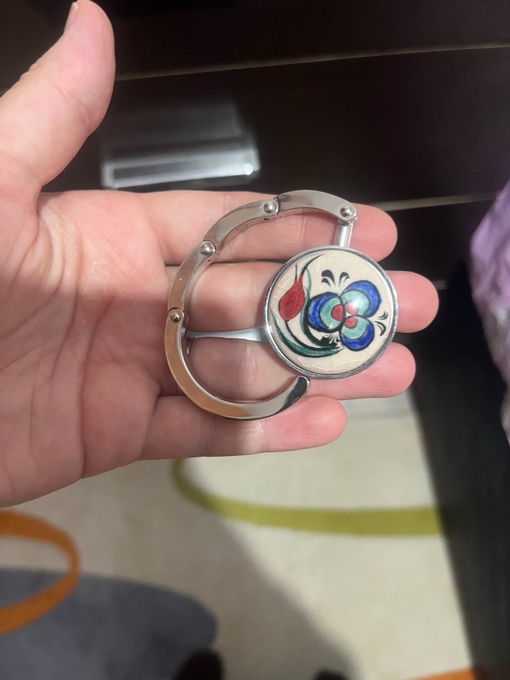 Çiçek Desenli Kadın ÇANTA ASACAĞI ASKILIK- Çok Renkli - Görsel 2