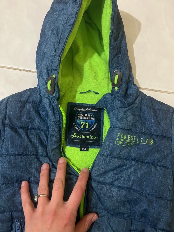 Erkek Çocuk Kapüşonlu Fermuarlı Mont 3/6 yaş - Görsel 2