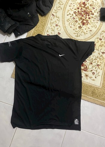 Siyah Erkek Spor Tişörtü, Kısa Kollu, Dar Kesim - Görsel 3