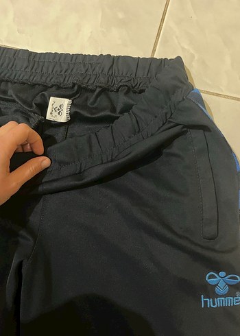 HUMMEL Kadın Mavi Spor Eşofman Altı Velcro Detaylı - Görsel 3