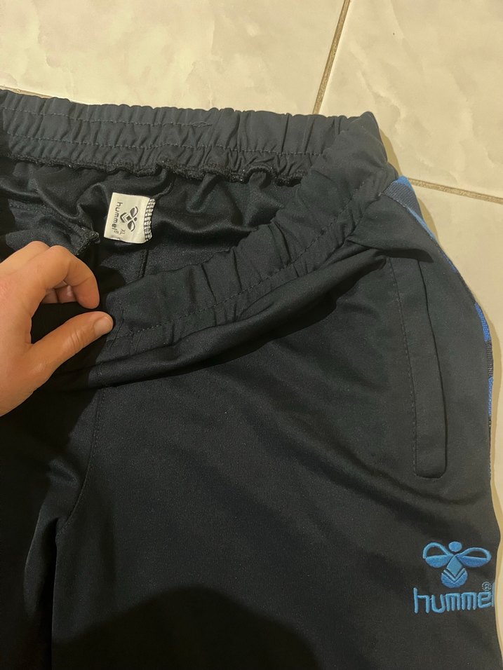 HUMMEL Kadın Mavi Spor Eşofman Altı Velcro Detaylı - Görsel 3