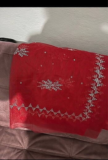 Armine EL EMEĞİ GÜMÜŞ TEL KIRMA KINA ÖRTÜSÜ