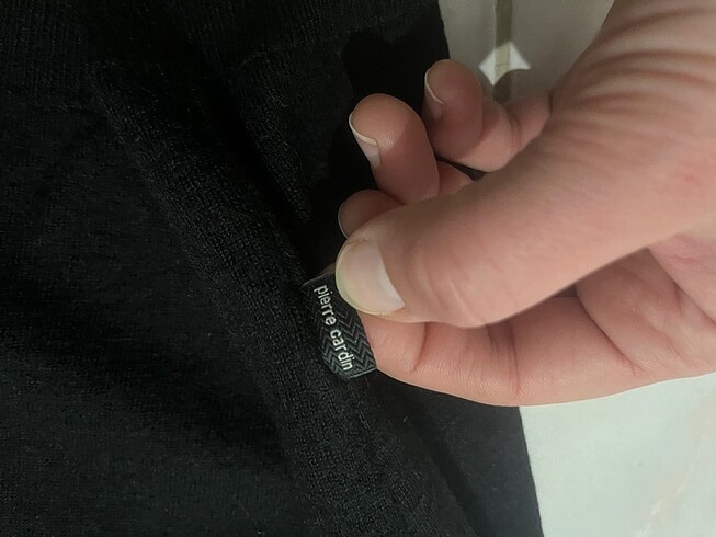 Pierre Cardin PİERRE CARDİN L BEDEN SİYAH TİRİKO KAZAK