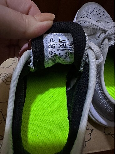 Nike gri spor ayakkabı - Görsel 4