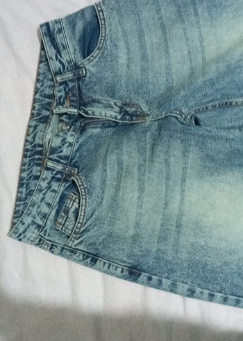 38 Beden bol paça Kot Pantolon