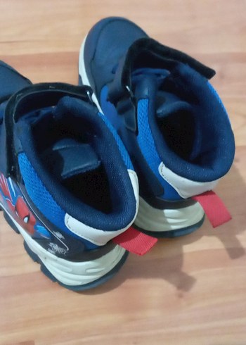 27 Beden mavi Renk Erkek Çocuk Mavi Spiderman Desenli Spor Ayakkabı