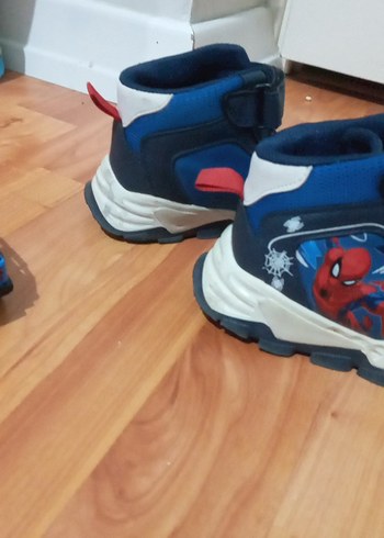 LC Waikiki Erkek Çocuk Mavi Spiderman Desenli Spor Ayakkabı