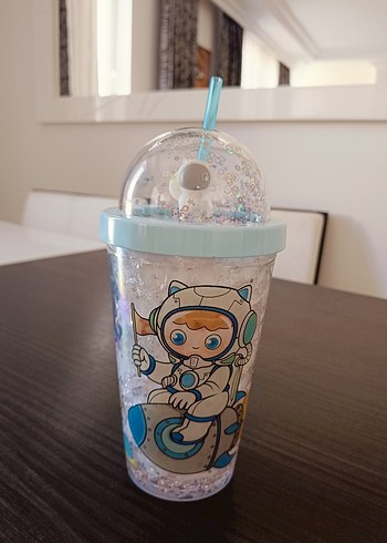 Astronot Pipetli Bardak