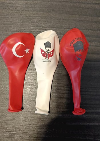 29 Ekim 10 Kasım 23 Nisan Balon Seti - Görsel 2