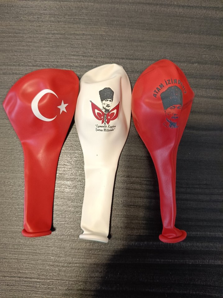 29 Ekim 10 Kasım 23 Nisan Balon Seti - Görsel 2