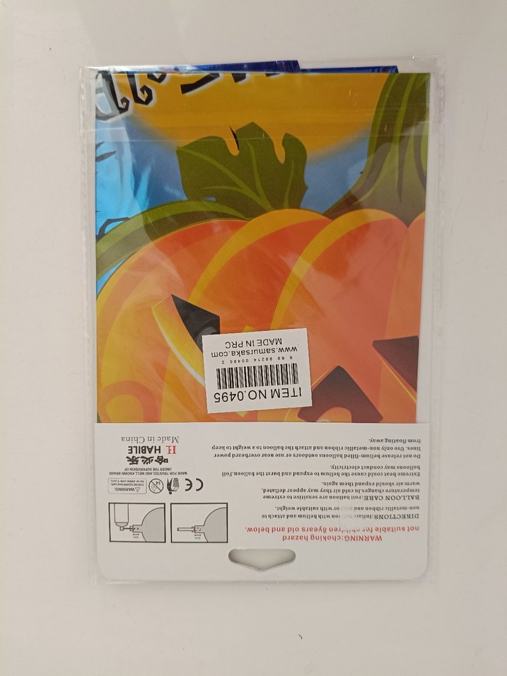 Cadılar Bayramı Folyo Balon - Görsel 3