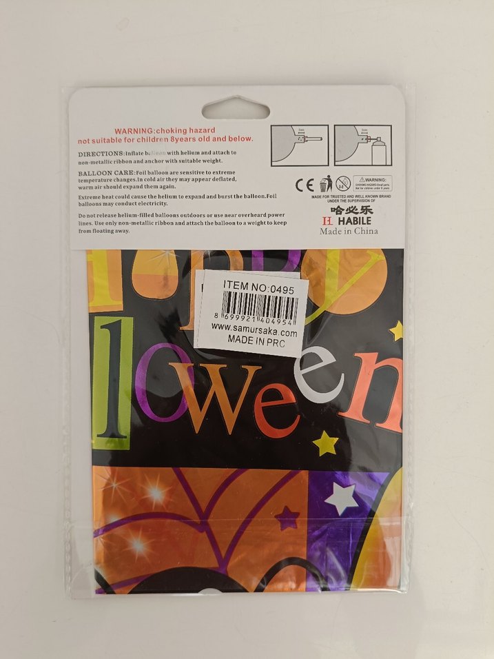 Cadılar Bayramı Parti Balonu - Görsel 3