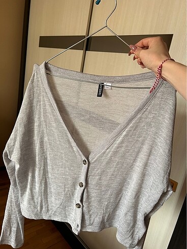 gri hırka h&m