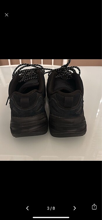 44 Beden siyah Renk Adidas spor ayakkabı