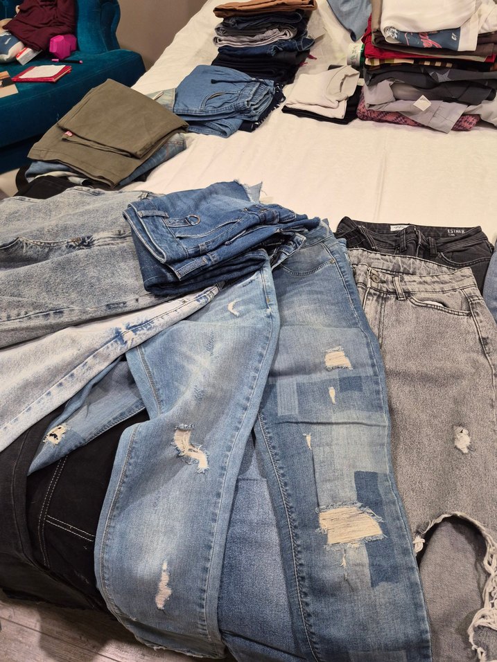 çok sayıda Kadın Kot Pantolon - Görsel 5