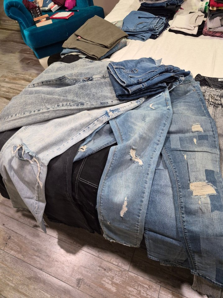 çok sayıda Kadın Kot Pantolon - Görsel 4