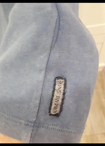 m Beden mavi Renk Armani Jeans erkek tshirt Orjinal 