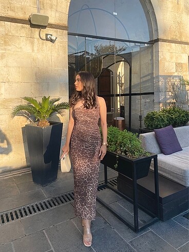 Zara Leopar Elbise
