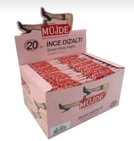 Müjde ince dizaltı çorap