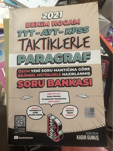 Benim hocam paragraf kitabı