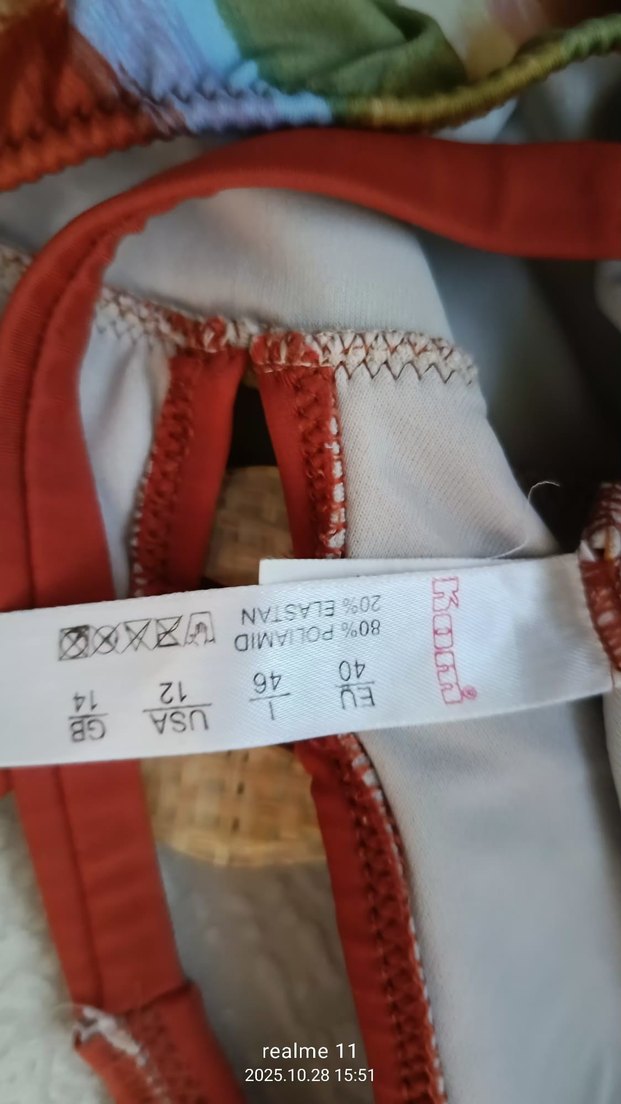 Bohem Çok Renkli Bağlamalı Mayo - Görsel 3