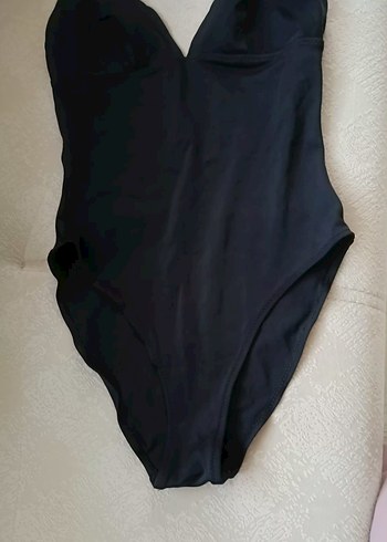 Siyah Goth Tarzı Kadın Mayo - Görsel 3