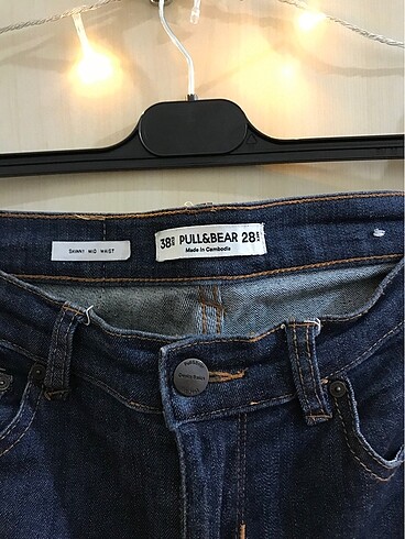 Pull and bear skınny kot pantolon