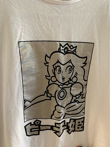 H&M Supermario hologramlı tişört
