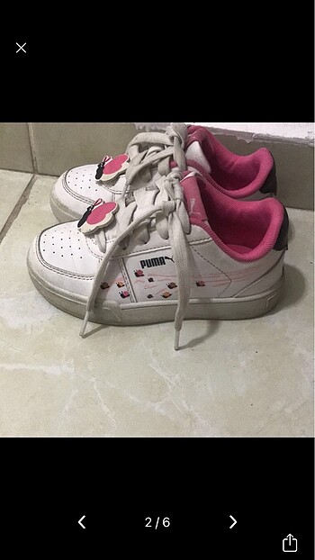 Puma Orjinal kız çocuk spor ayakkabı