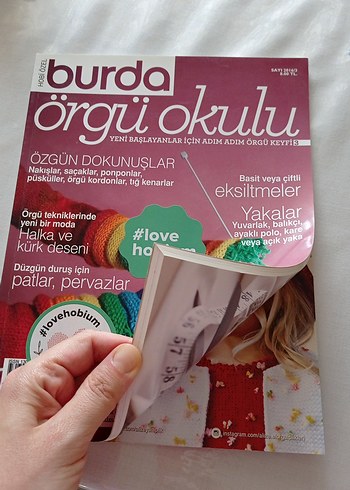 Burda Örgü Okulu Dergisi - Yeni Başlayanlar İçin - Görsel 2
