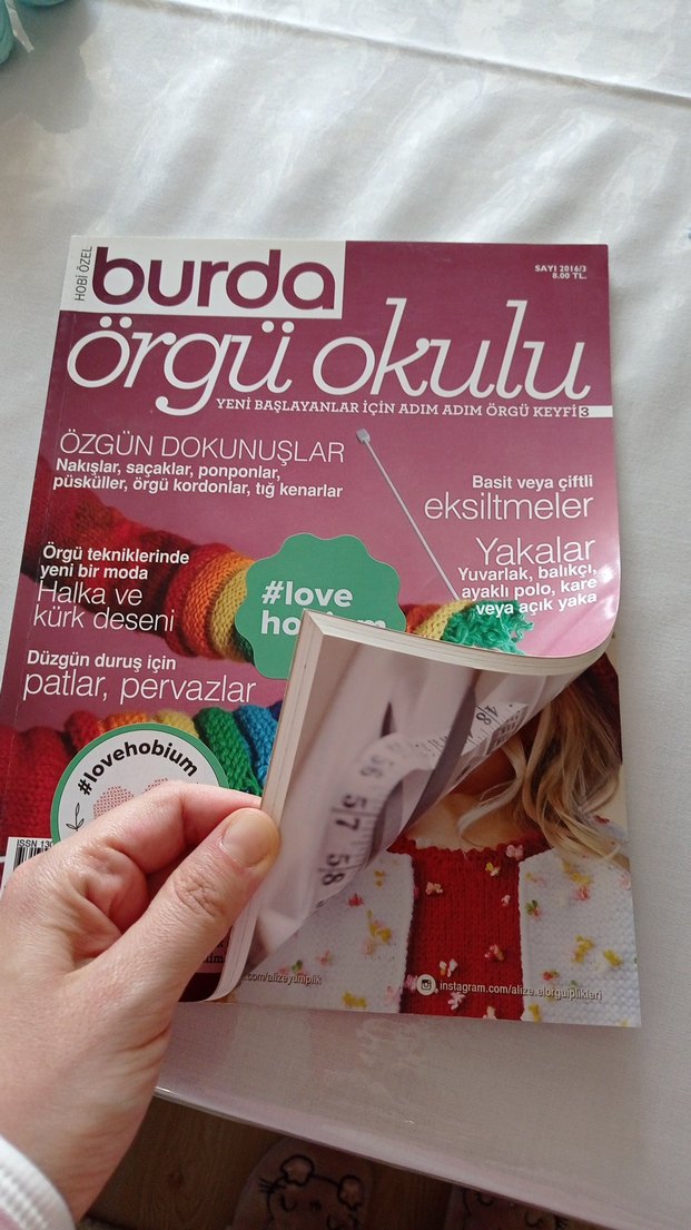 Burda Örgü Okulu Dergisi - Yeni Başlayanlar İçin - Görsel 2