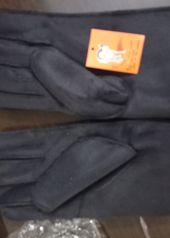 Gri Yumuşak Kumaş Eldivenler - Görsel 4