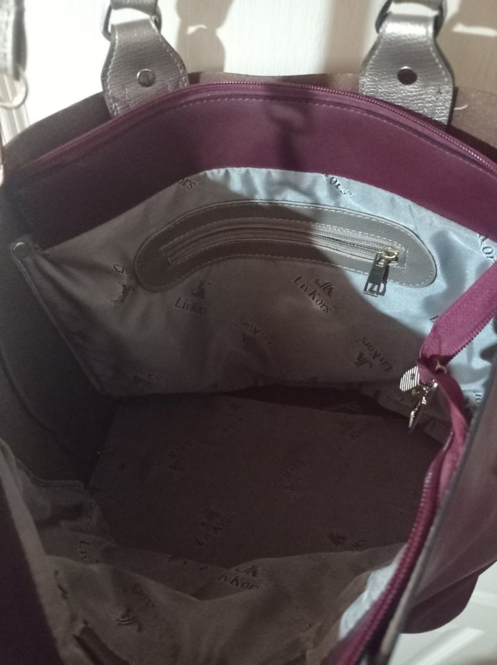 Bordo Dayanıklı Suni Deri Kadın Çanta Püsküllü - Görsel 5