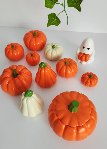 Büyük Boy Bal Kabağı Dekoratif Set - Görsel 4