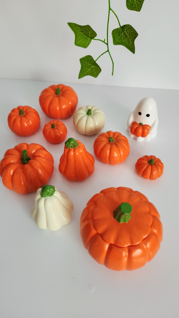 Büyük Boy Bal Kabağı Dekoratif Set - Görsel 4