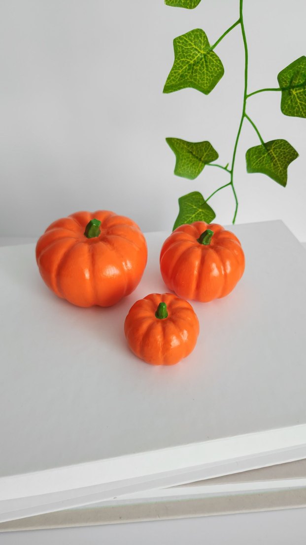Büyük Boy Bal Kabağı Dekoratif Set - Görsel 2