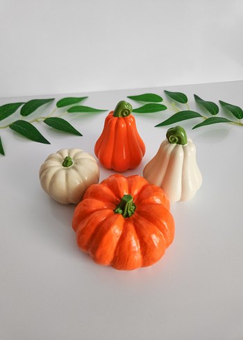 Bal Kabağı 4'lü Dekoratif Obje - Görsel 2