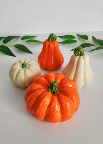 Bal Kabağı 4'lü Dekoratif Obje - Görsel 3