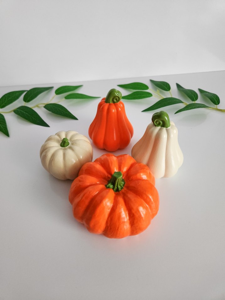 Bal Kabağı 4'lü Dekoratif Obje - Görsel 2