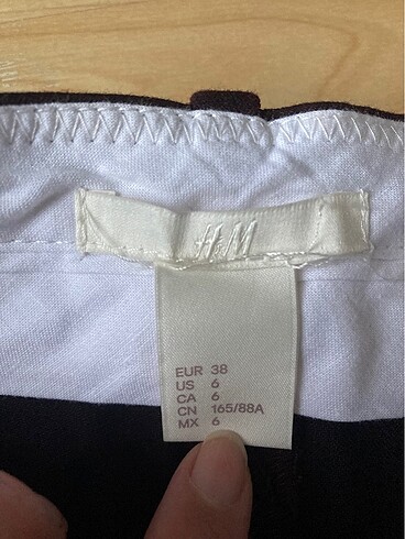 H&M HM mürdüm kumaş pantolon